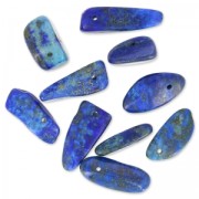 Irregular beads drops 12-22 mm Lapis Lazuli x10