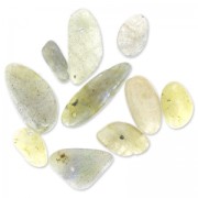 Irregular beads drops 12-22 mm Labradorite x10|raw }}