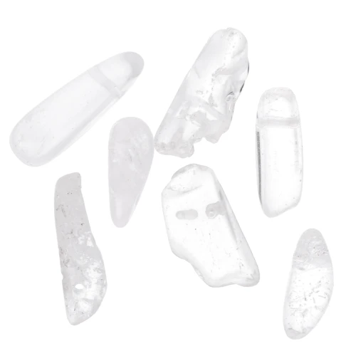 Irregular beads drops 12-22 mm Cristal de Roche x10