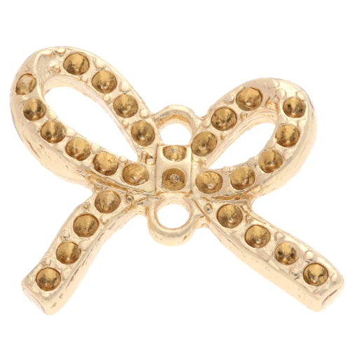 Spacers knot 13x15 mm for cabochon 1 mm - Gold x1