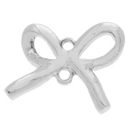 Spacers knot 13x15 mm for cabochon 1 mm - Silver x1