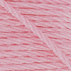 Braided nylon thread 2mm Light Rose x2.9m
