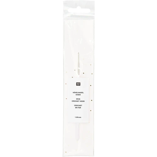 Aluminium hook for wool and thread 1 mm x1