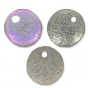 Lentils  6mm Etched Crystal Vitrail Light x50