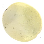 32x29 mm oval bead in CCB metallic acrylic - Gold x1