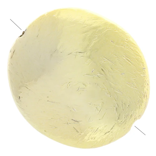 32x29 mm oval bead in CCB metallic acrylic - Gold x1