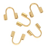 Wire protectors 0.7 mm - Stainless steel 316L Gold x20