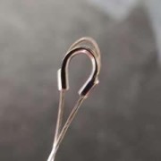 Wire protectors 0.7 mm - Stainless steel 316L Gold x20