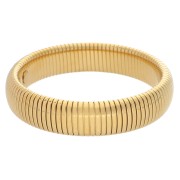 68 mm beaded bracelet - 16 mm wide - 304 Gold stainless steel x1|raw }}