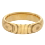 68 mm beaded bracelet - 20 mm wide - 304 Gold stainless steel x1