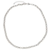 Belcher chain 6 mm mesh collar - Stainless steel 304 x45cm