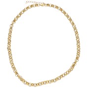 Necklace 7 mm - Stainless steel 304 gold x45cm|raw }}