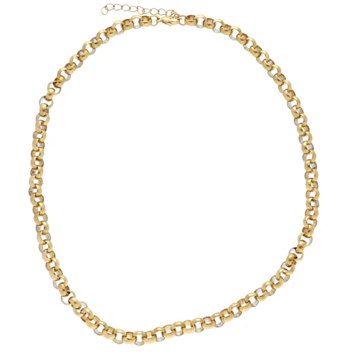 Necklace 7 mm - Stainless steel 304 gold x45cm