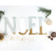 Pack of 3 metal embossing sheets - Graine creative - gold and silver x1