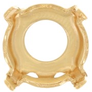 Cabochon PureCrystal setting 1028/1088/1122 8mm Gold-colored