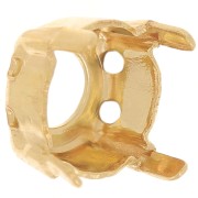 Cabochon PureCrystal setting 1028/1088/1122 8mm Gold-colored