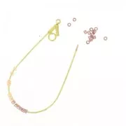 Stud earrings drops one hoop 52x25 mm Fine silver plated x2