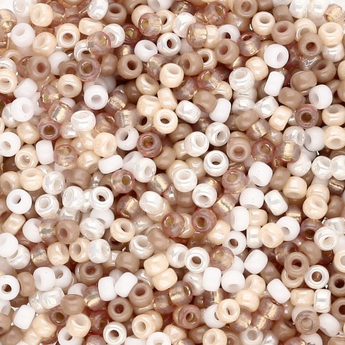 Seed beads mix Miyuki 11/0 - Soft Beige x8g