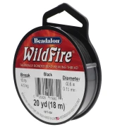WildFire 0.15 mm braided nylon thread - Black x18.2m