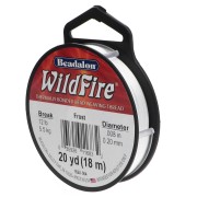 WildFire 0.20 mm braided nylon thread - White x18.2m