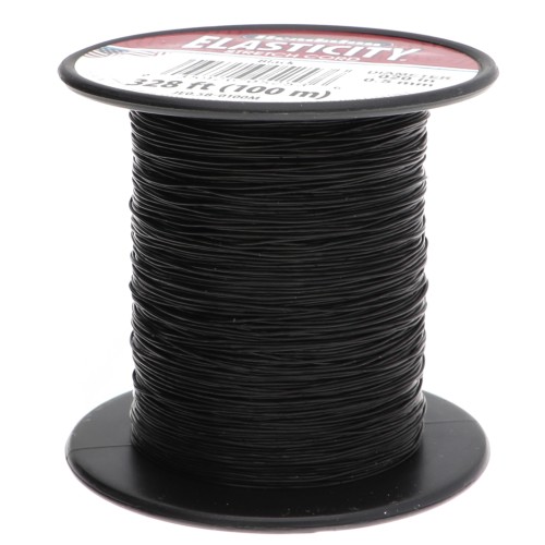 Elasticity wire 0.50 mm - Black x100m