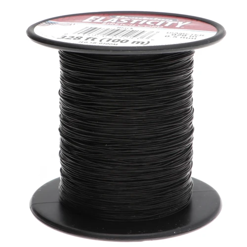 Elasticity wire 0.50 mm - Black x100m
