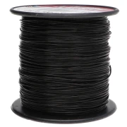 Elasticity wire 0.80 mm - Black x100m