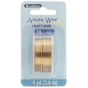 Brass wire Artistic Wire 1 mm - Anti-tarnish x3.6m|raw }}