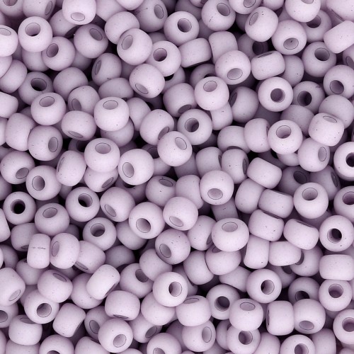 Miyuki Duracoat 8/0 Seed beads 2025-1 - Opaque Light Mauve Matte x8g