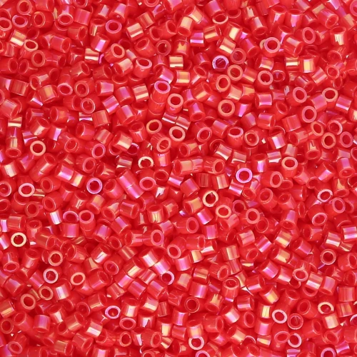 Miyuki Delica 15/0 DBS0159 - Opaque Vermillion Red AB x5g