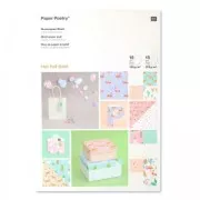 Poetry paper pad 21x30 cm Tropical Spring x30 sheets