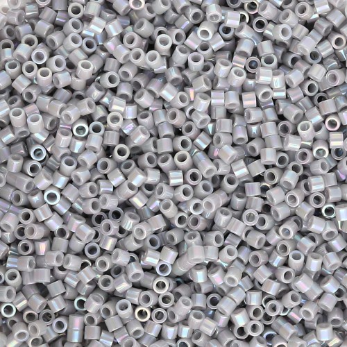 Miyuki Delica 15/0 DBS1579 - Opaque Ghost Gray AB x5g