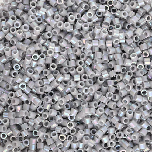 Miyuki Delica 15/0 DBS1579 - Opaque Ghost Gray AB x5g