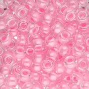 Rocaille Miyuki 6/0 207 - Pink Lined Crystal x8g