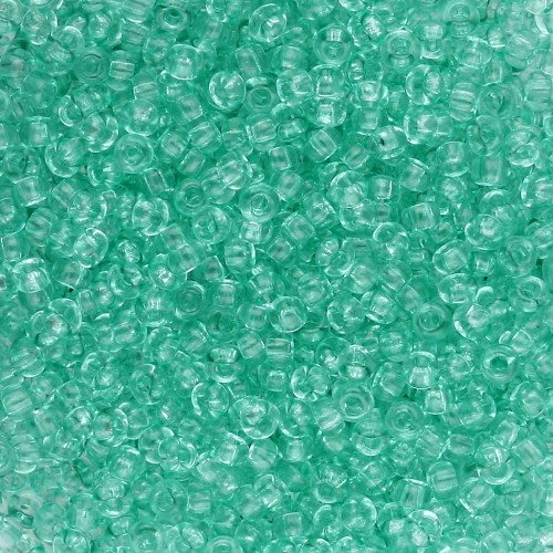 Rockery 11/0 2 mm - Solgel - Green 2 Dyed Crystal x20g