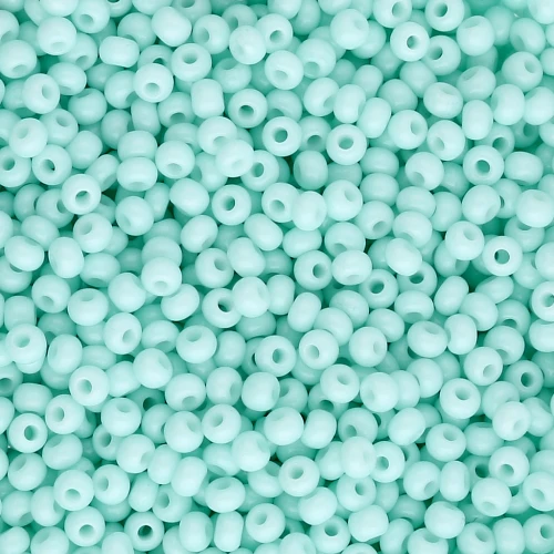 Rockery 11/0 2 mm - Solgel - Green 1 Dyed Chalkwhite x20g