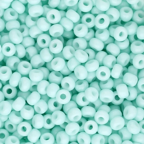 Rockery 8/0 3 mm - Solgel - Green 1 Dyed Chalkwhite x20g