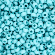 Rockery 8/0 3 mm - Solgel - Green 3 Dyed Chalkwhite x20g