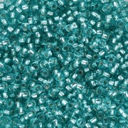 Rockery 11/0 2 mm - Solgel - Green 3 Dyed Crystal Silver Lined x20g|raw }}