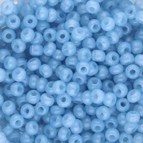 Rockery 8/0 3 mm - Solgel - Blue Jean 2 Dyed Alabaster x20g