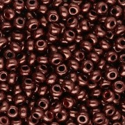 Preciosa 8/0 Seed Beads - 3 mm - Opaque Red Coral Lila Luster x20g|raw }}