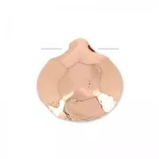 Flat briolette 8.5mm Rose gold tone HQ x1