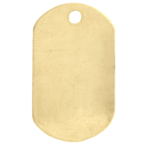Metal Pendant ImpressArt 32x19 mm - Rough Brass x1