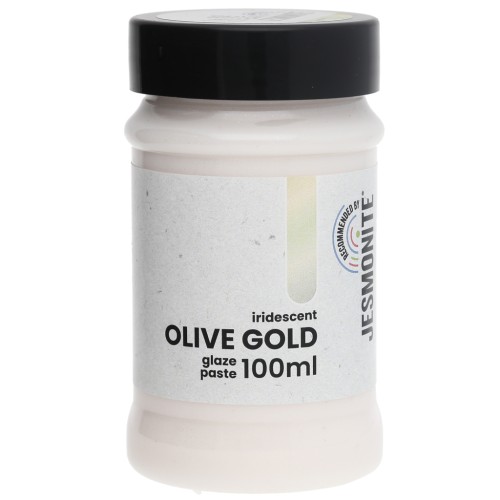 Icing clay in a bottle - Jesmonite - Iridescent Olive Gold x100ml