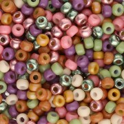 Multicolored - Seed beads mix Miyuki 8/0 - Magic Earth 1 x8g Seed beads mix Miyuki 8/0 - Magic Earth 1 x8g