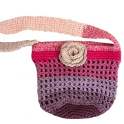 Cotton Air Cake 1mm macramé cord spool - Tie and Die Violet x220m