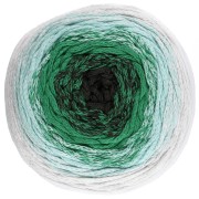 Cotton Air Cake 1mm macramé cord spool - Tie and Die Green x220m