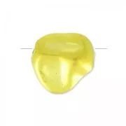 8.5 mm Flat Baroque Bead - Fine gold plated with satin finish (HQ) x1