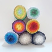 Cotton Air Cake 1mm macramé cord spool - Tie and Die Brown x220m