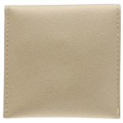Leatherette jewelry pouch with press stud 80x80 mm - Gold x1